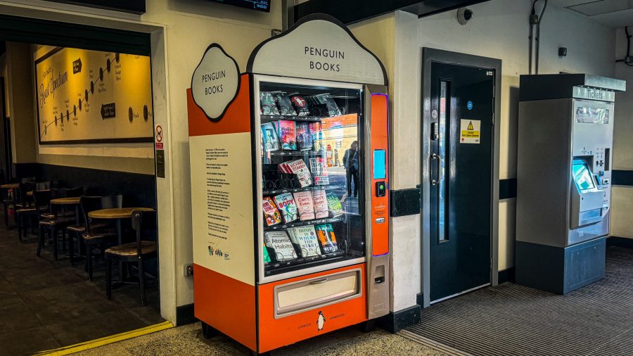 Penguin Books Vending Machine, Exeter St David's Station