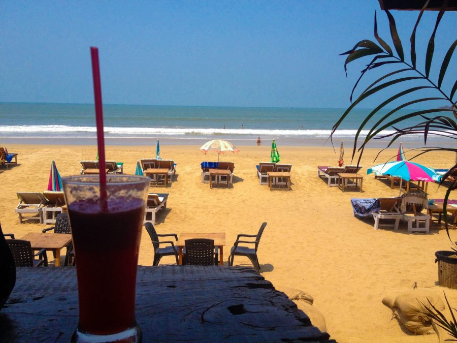 Beach shack in Goa