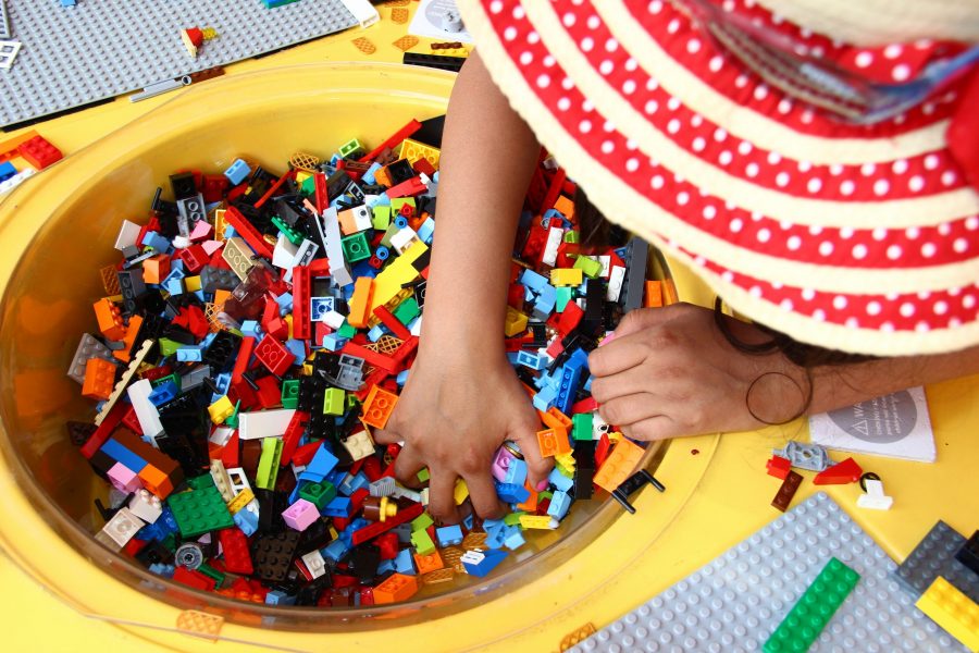 Playing with lego