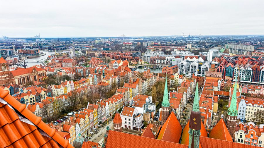 The Magic of Gdańsk - overview from a rooftop