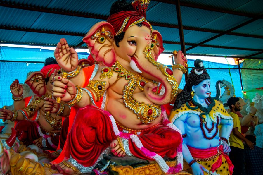 A statue of Lord Ganesha