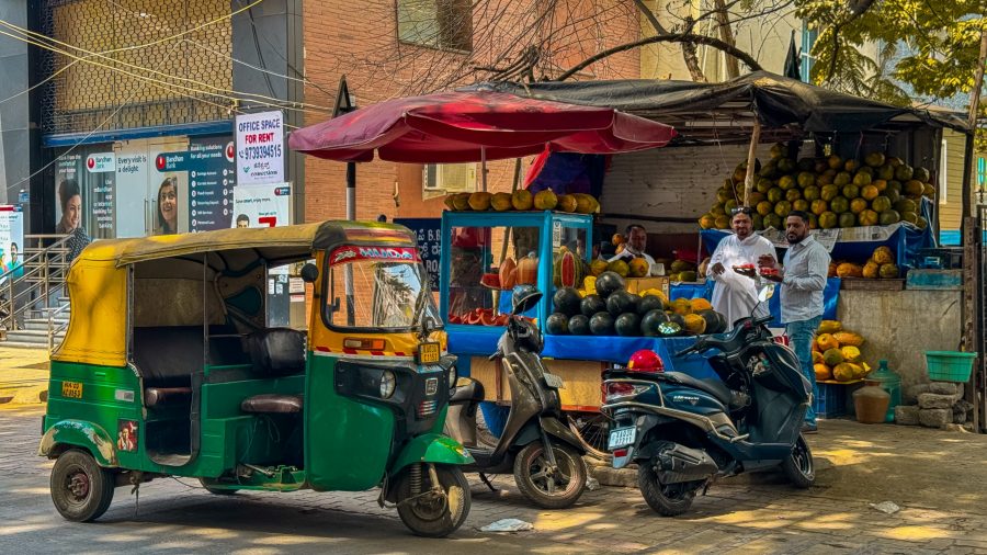 The streets of Bangalore