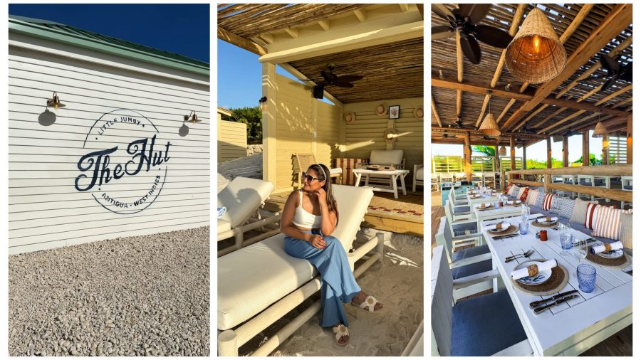 The Hut and Little Jumby restaurant