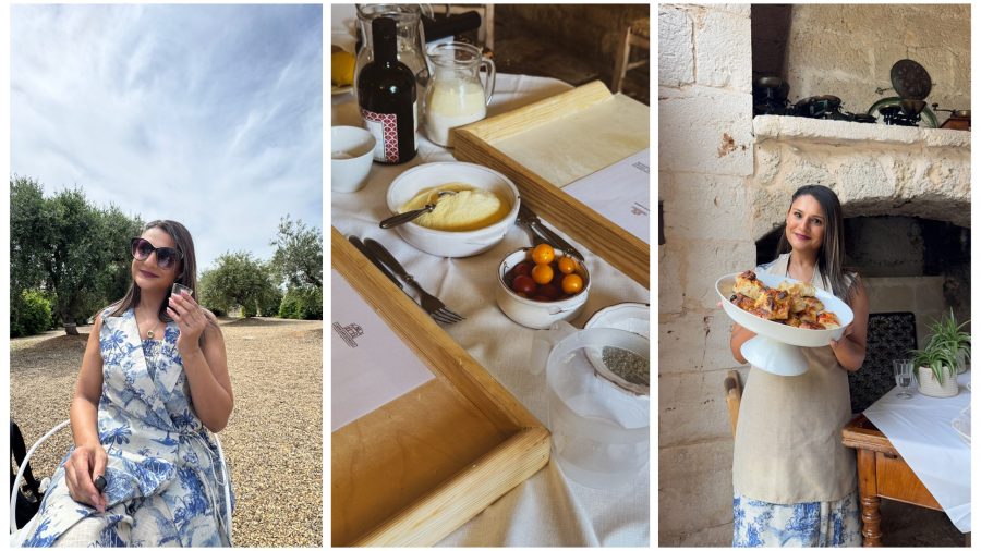 cooking class on the Puglia food tour