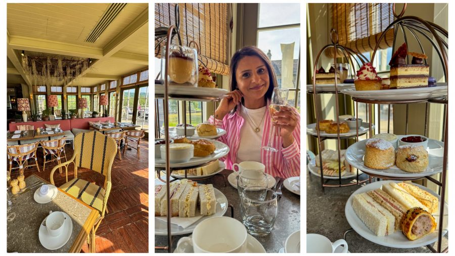 three perfect days in the peak district - champagne afternoon tea at The Cavendish