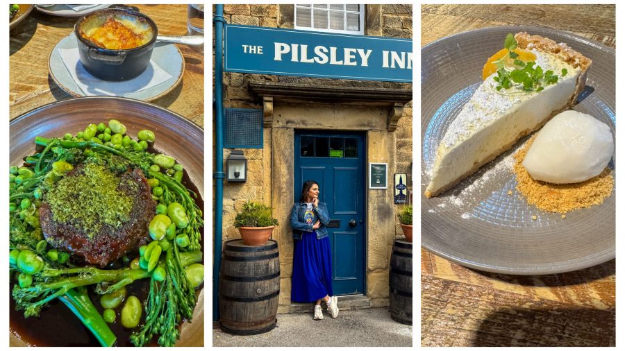 three perfect days in the peak district - The Pilsley Inn food