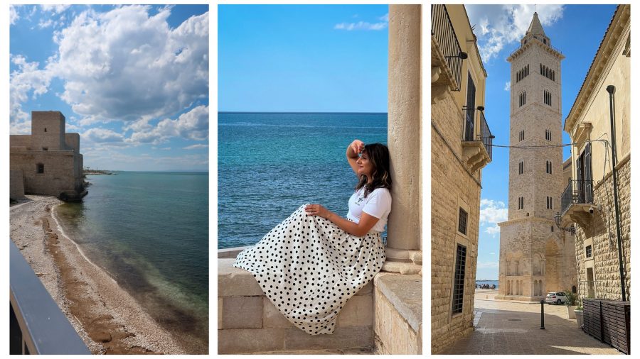 Hidden gems in Puglia: the stunning Trani Cathedral overlooking the Adriatic Sea, a must-visit landmark off the beaten path