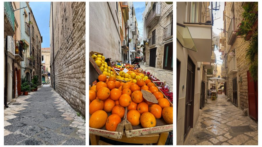 Charming alleyway in one of the hidden gems in Puglia, away from the tourist crowds