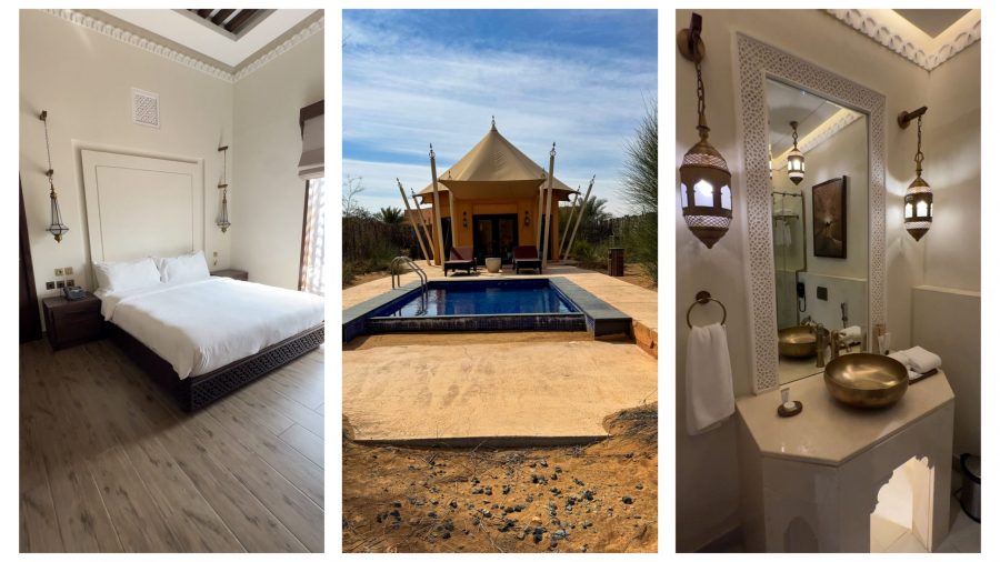 Al Badayer Resorts - rooms and bathroom