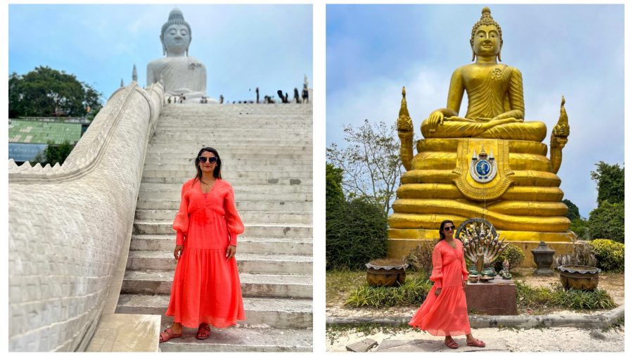 Big Buddha Phuket - Me standing at the bottom of the steps