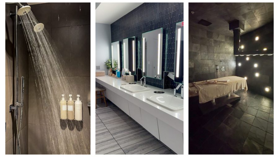 Kohler Waters Spa bathroom, shower and treatment room