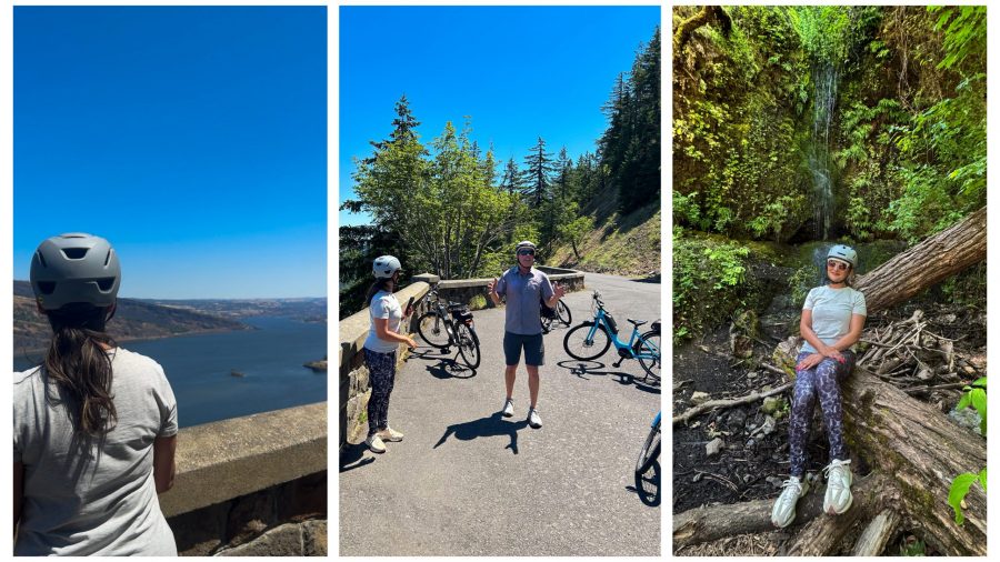 Me biking the Columbia River Gorge