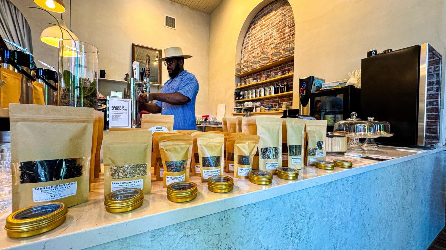 Barnes and Morgan Tea & Threads shop