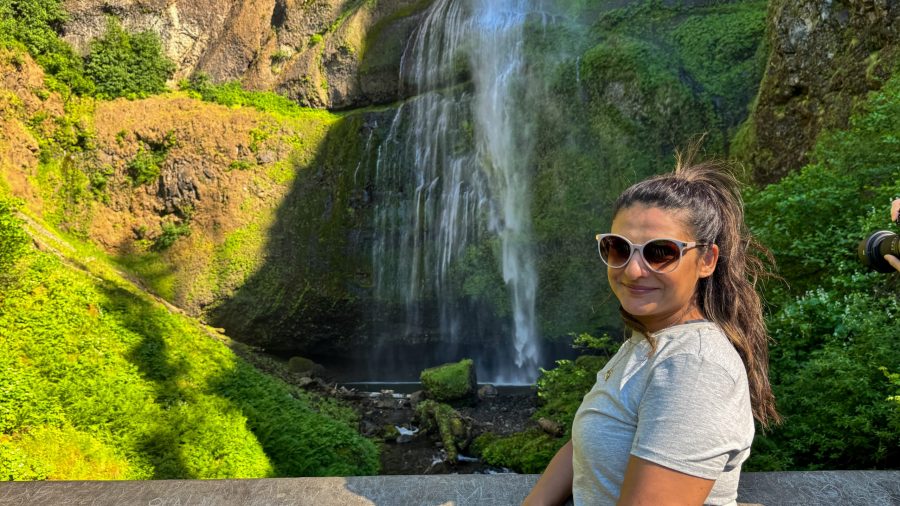 Me at Multnomah Falls