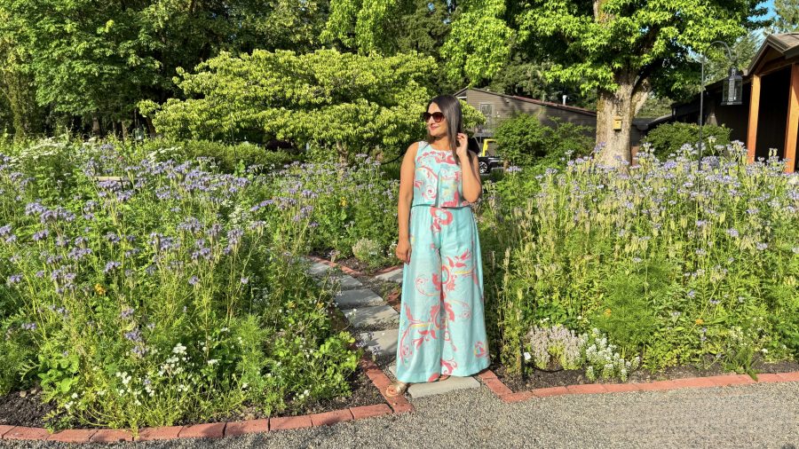Me in the lavender fields at Sosa House in Tualatin Valley