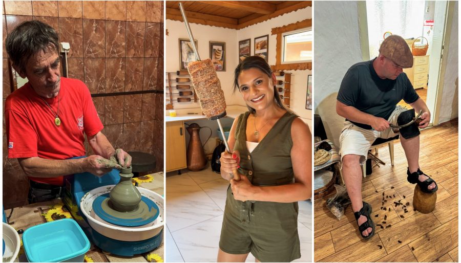 Székely artisans in Harghita County, Romania.