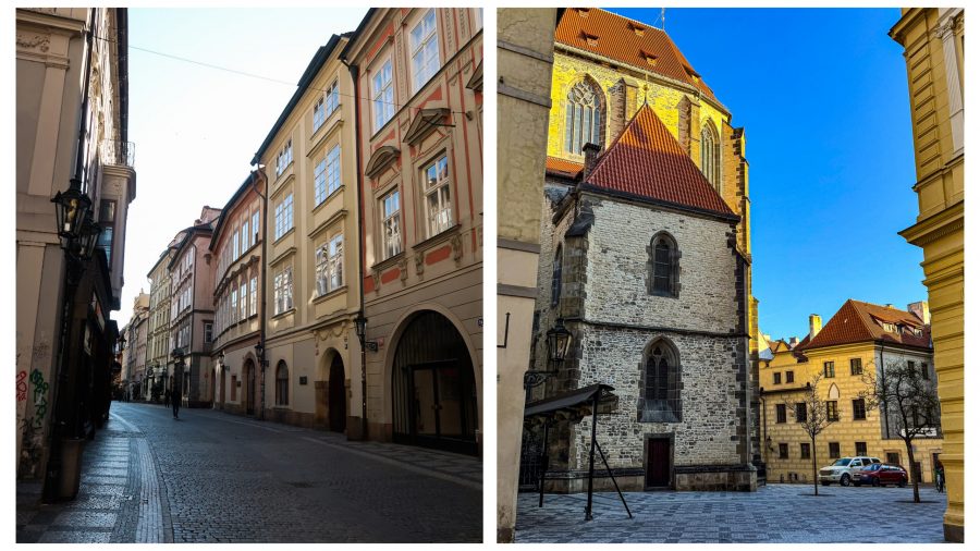 Picturesque streets with vibrant buildings and historic architecture.