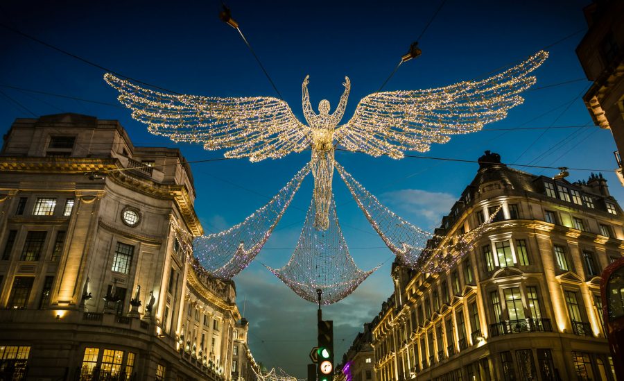 Christmas Lights Display on Regent Street - festive things to do in London