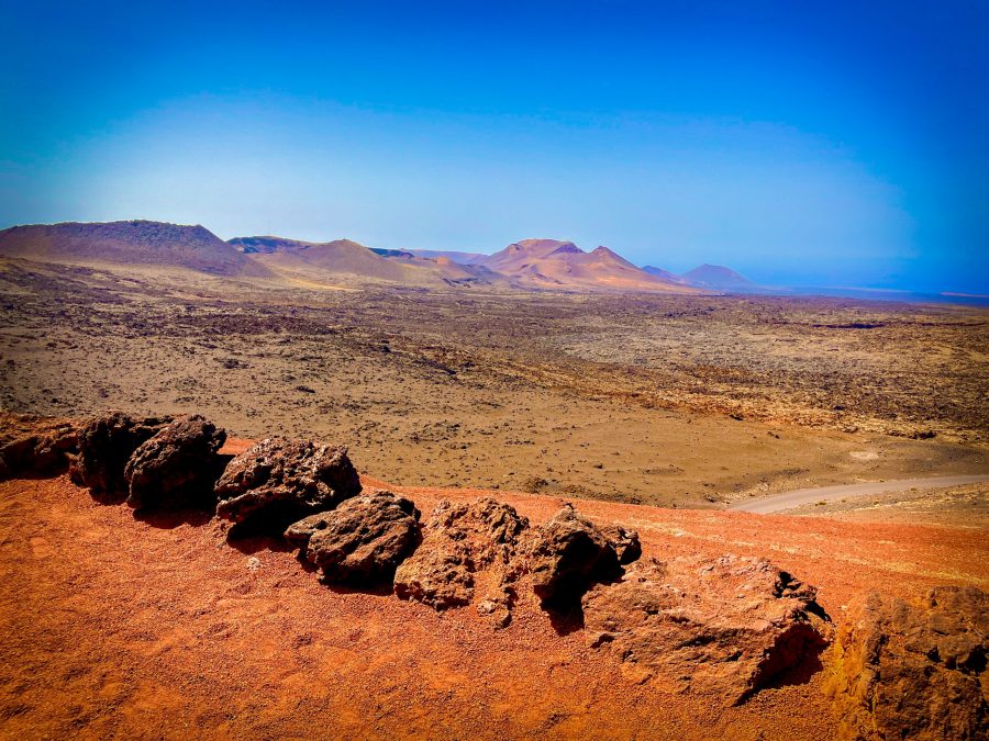 Lanzarote volcano landscape