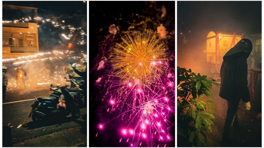 Fireworks and rockets