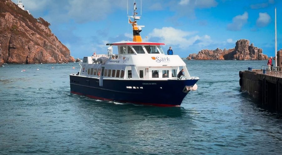 The ferry from Guernsey