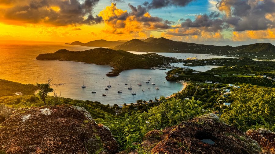 Shirley Heights Viewpoint in Antigua - one of the best winter sun destinations