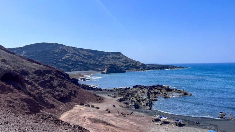 A beach in Lanzarote