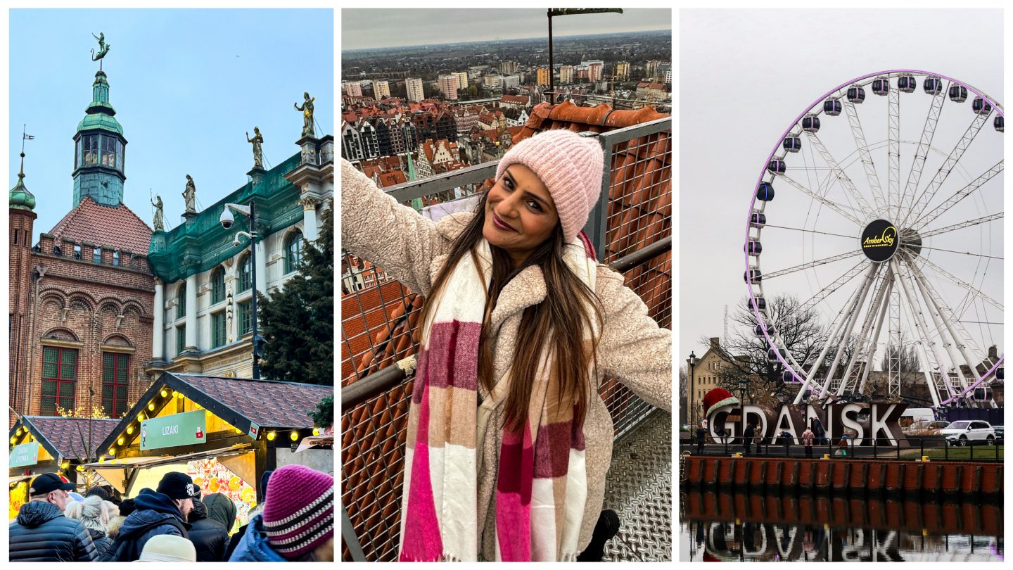 Ferris wheel and rooftop views over the city