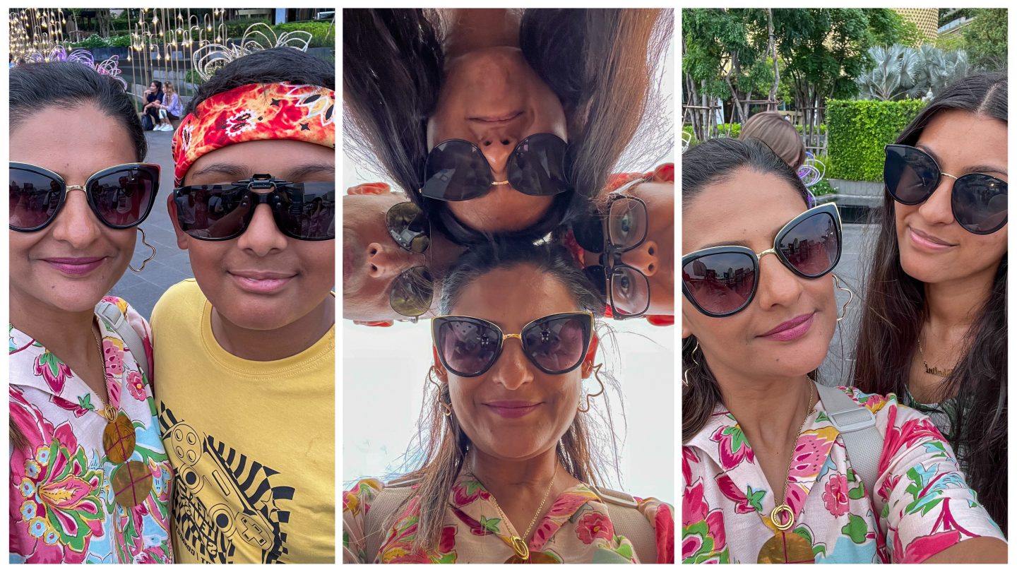 Sukh, Rosie and the teens - Thailand For Families On A Budget