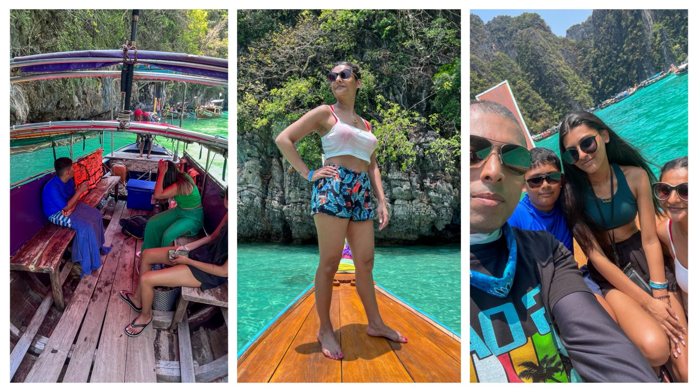 Sukh, Rosie and the teens - Thailand For Families On A Budget