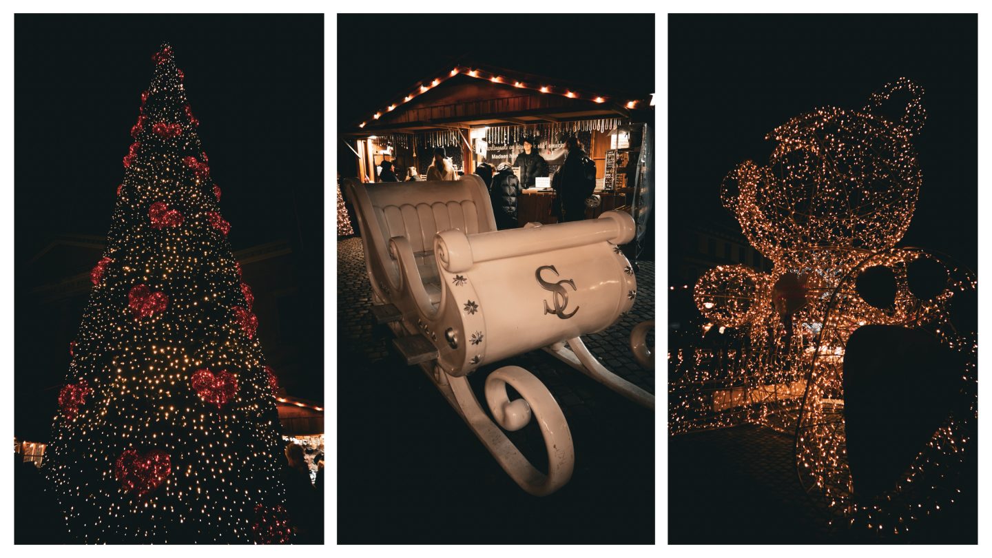 Copenhagen Christmas Markets decorations and lights