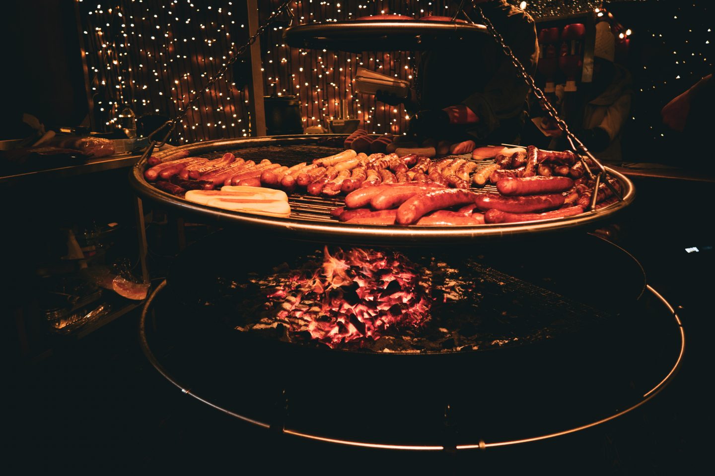 Bratwurst at Copenhagen Christmas Markets