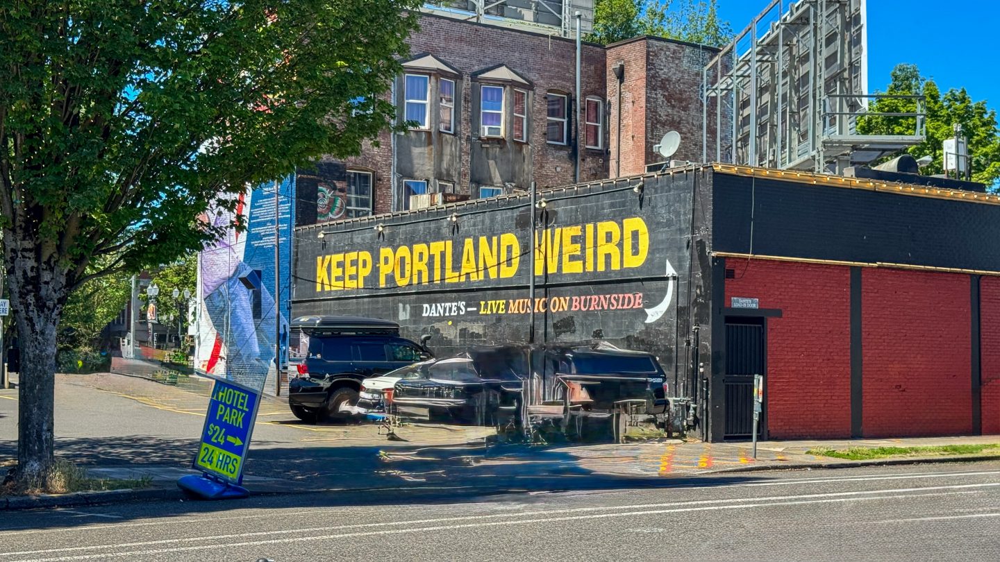 Keep Portland weird sign