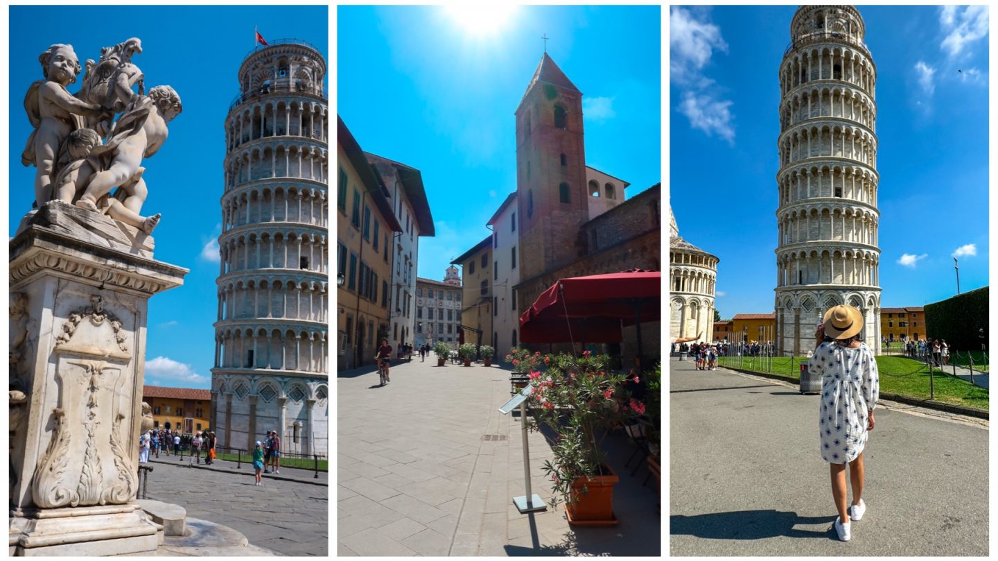 Leaning Tower of Pisa during a cruise port day excursion from Italy