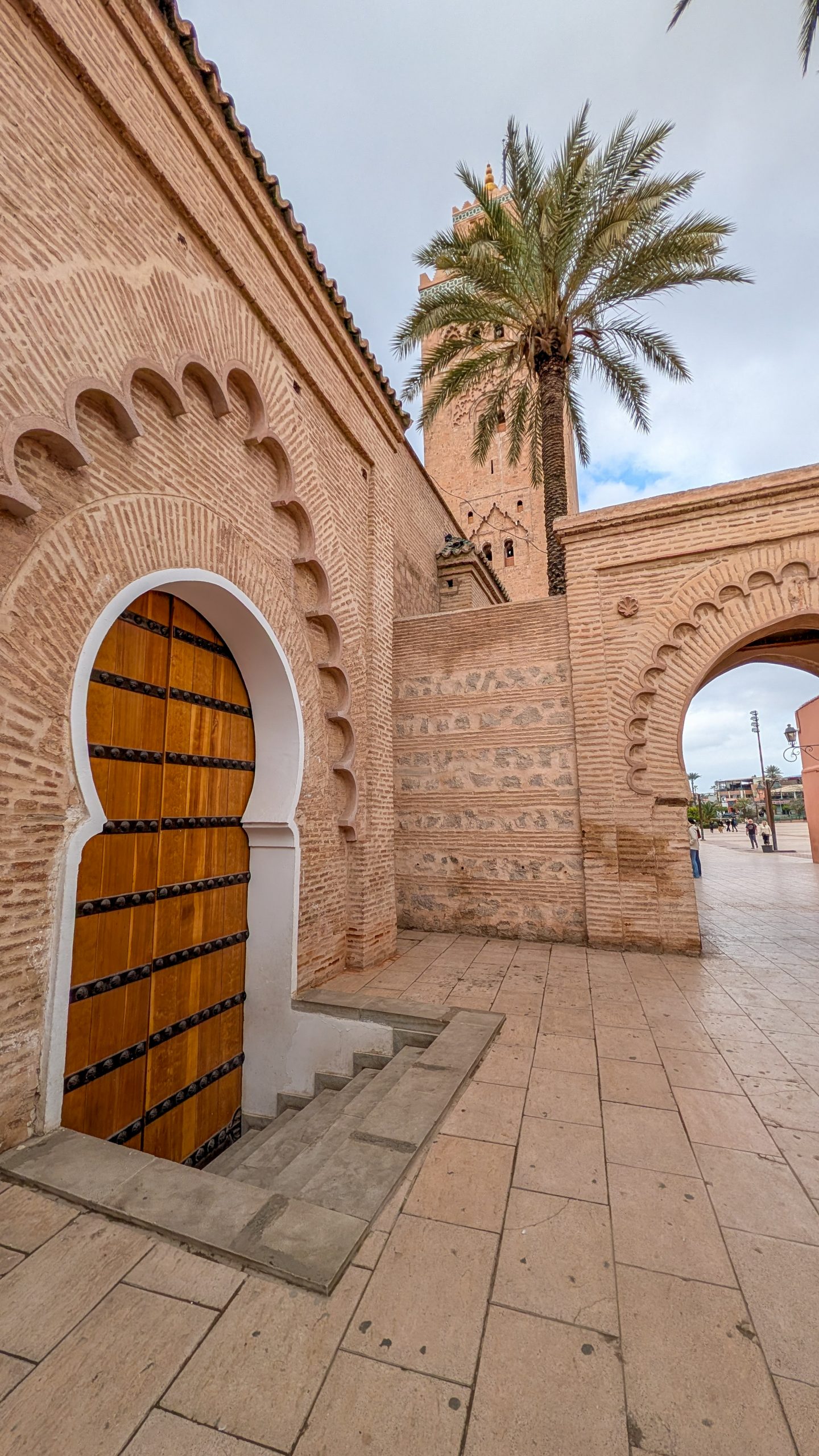 The entrance door to Khatoubia Mosque