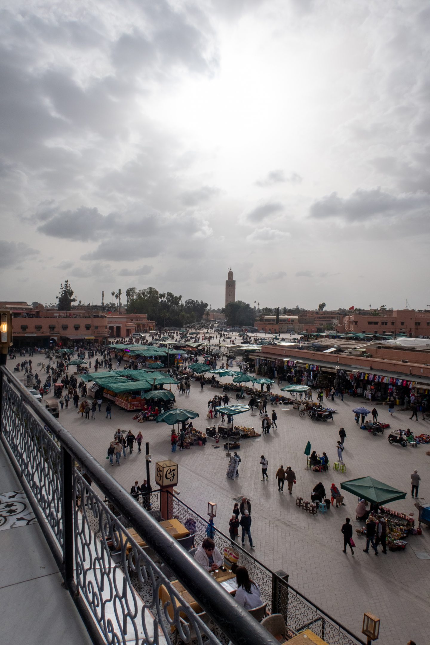 View from a rooftop of the medina