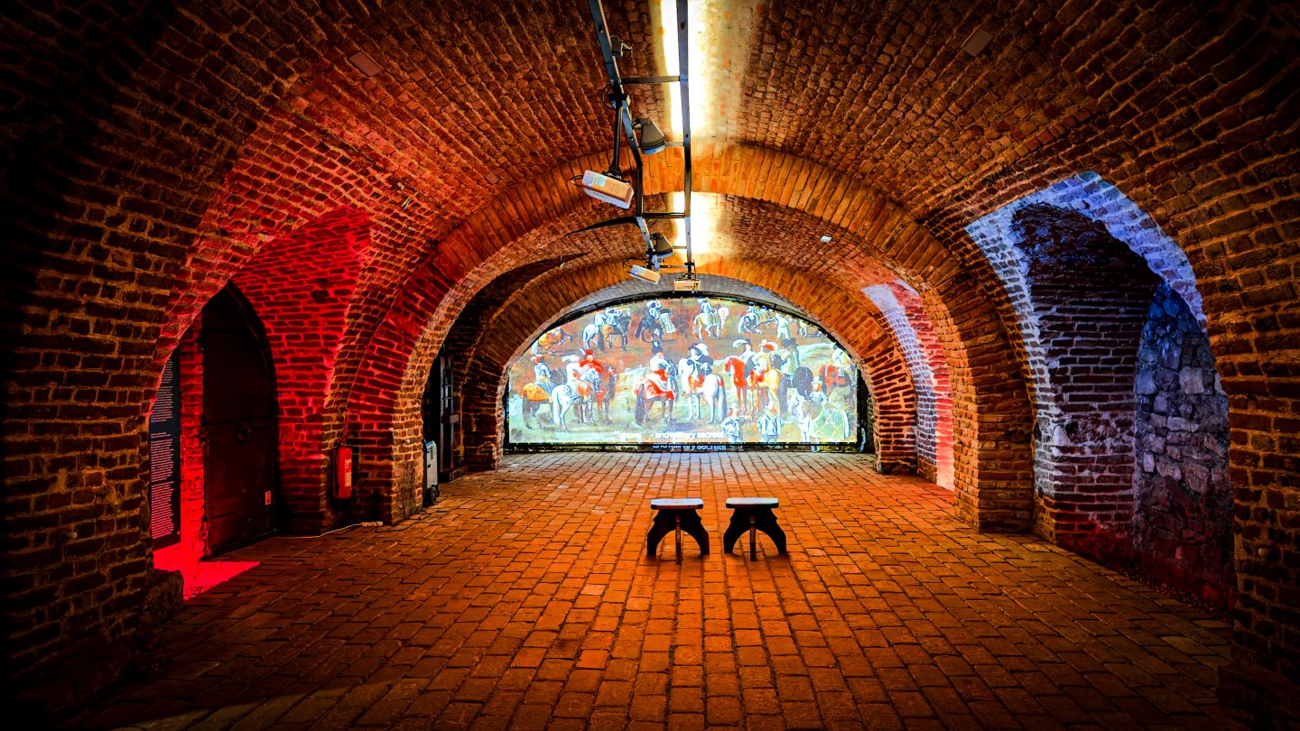 The underground cellar space and exhibition under the new town hall, one of the top things to do in Brno