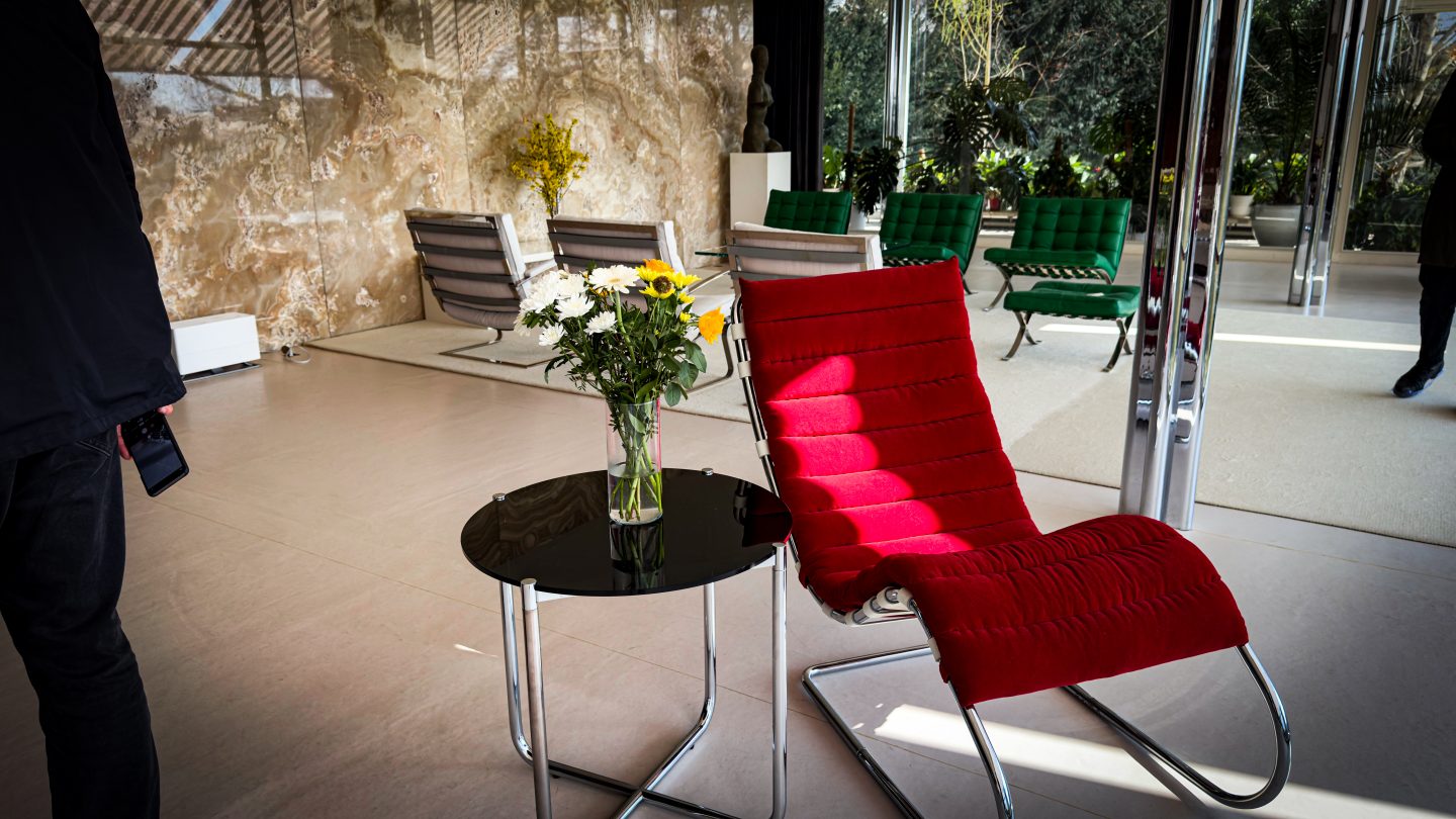 Living room at Villa Tugendhat