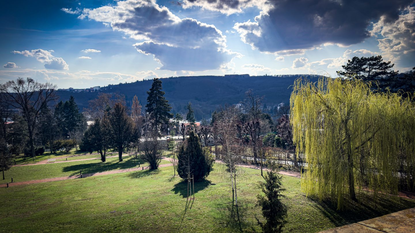 A view from Villa Stiassni in Brno