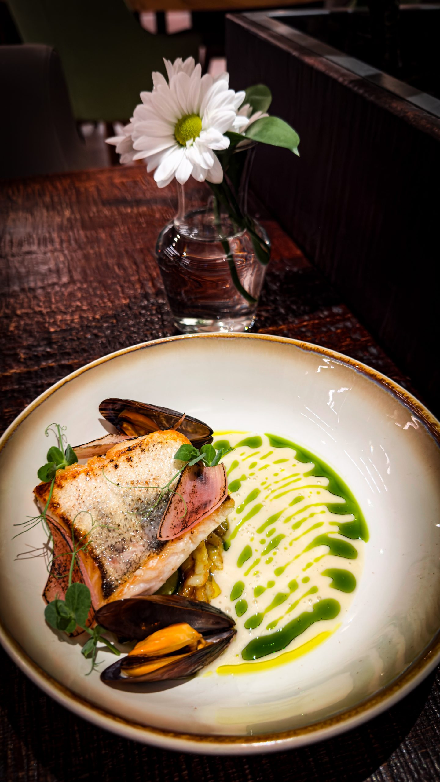 One of the dishes on the taster menu at Kohout Na Vine