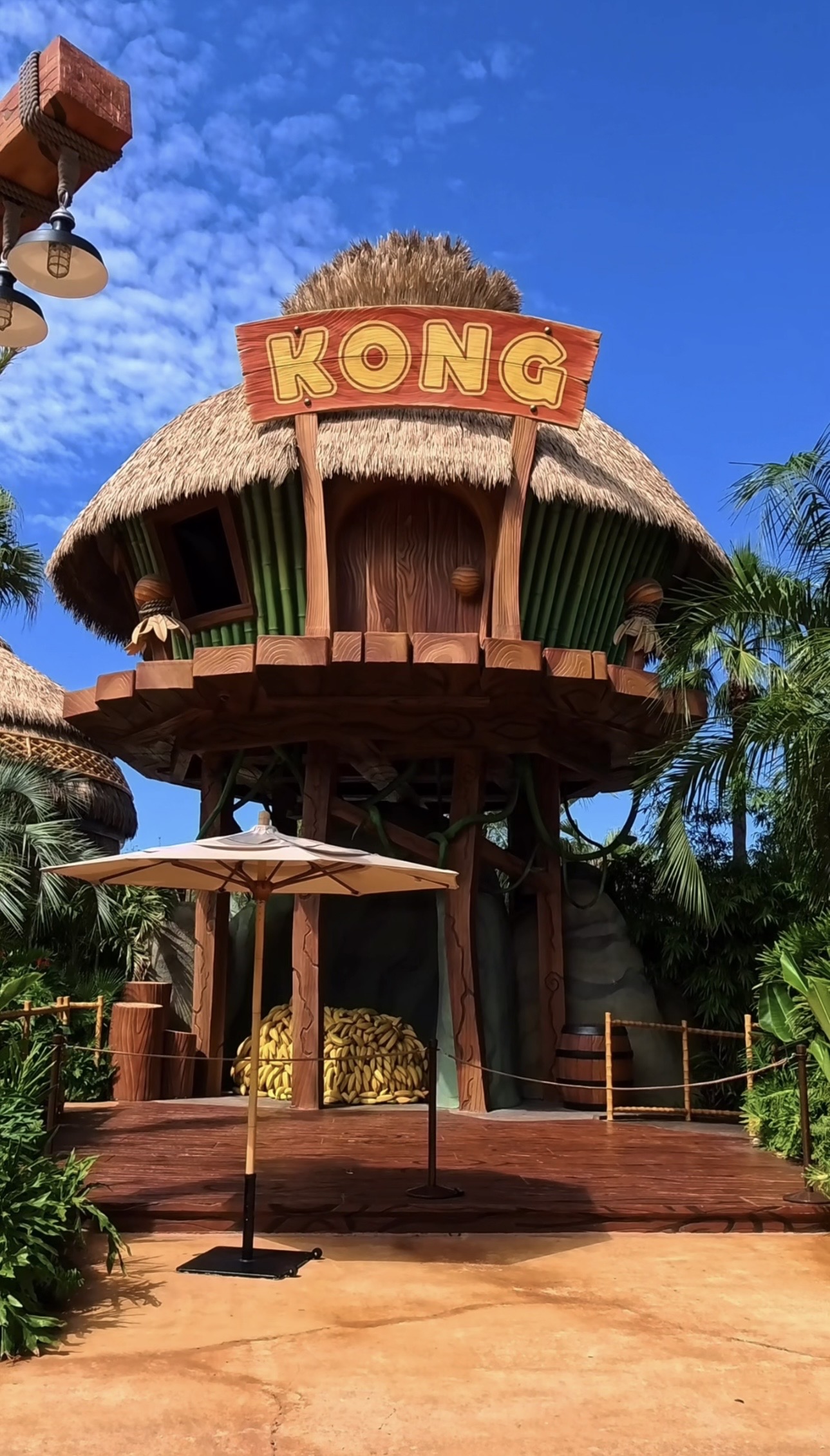 Donkey Kong country hut