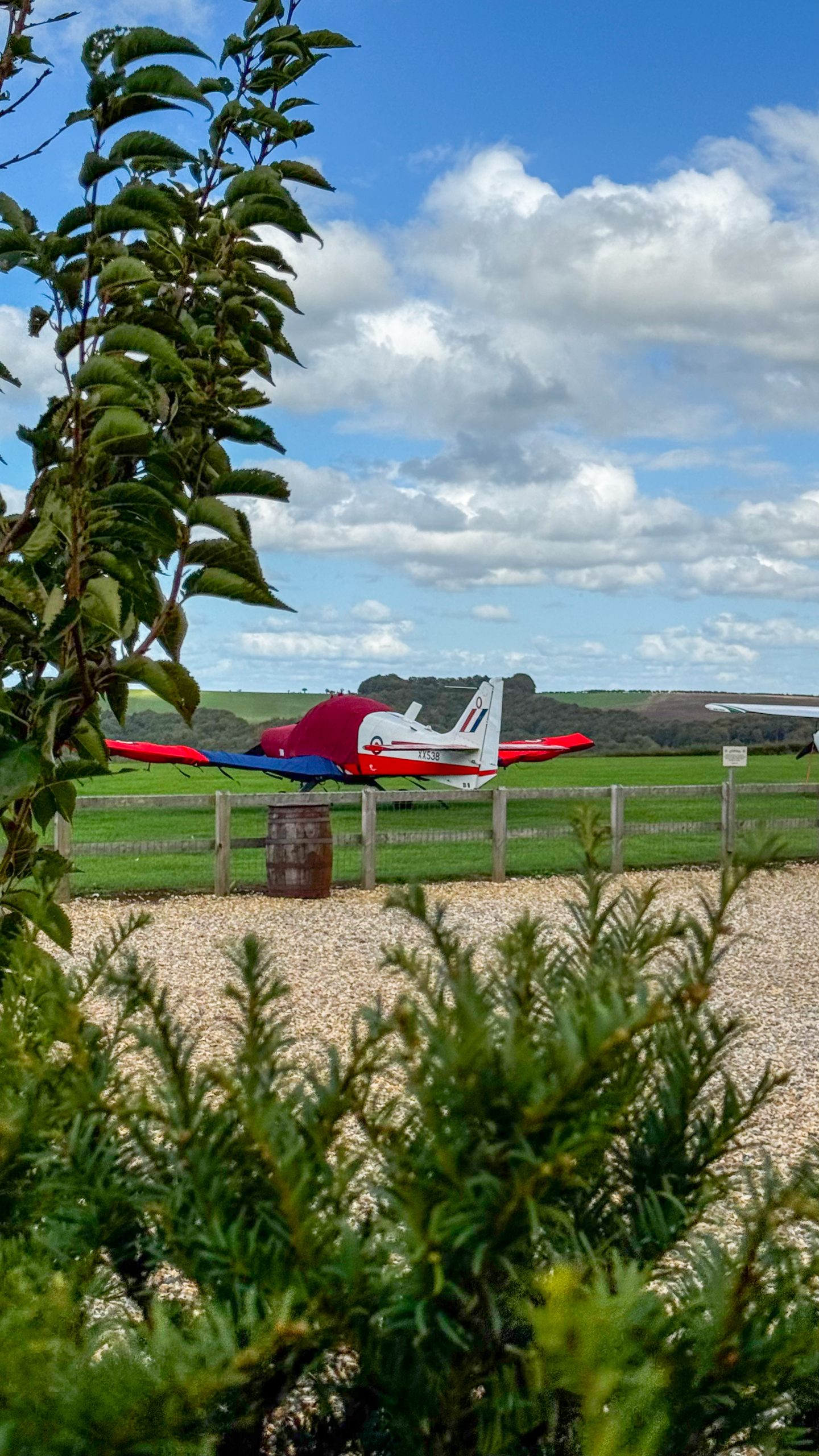 Compton Abbas airfield plane